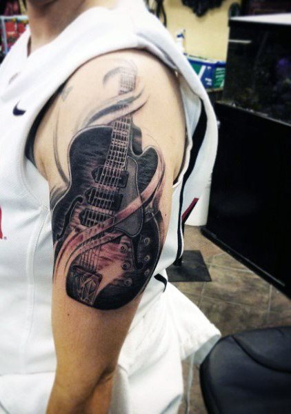 gitarre tattoo 70