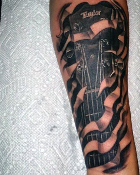 gitarre tattoo 94