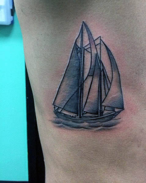 segelboot tattoo 118