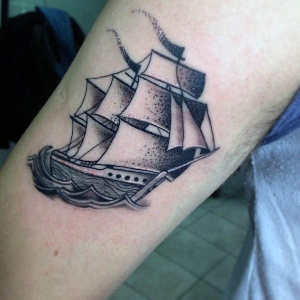 segelboot tattoo 124
