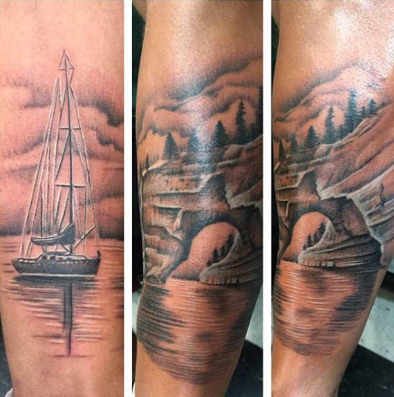 segelboot tattoo 142