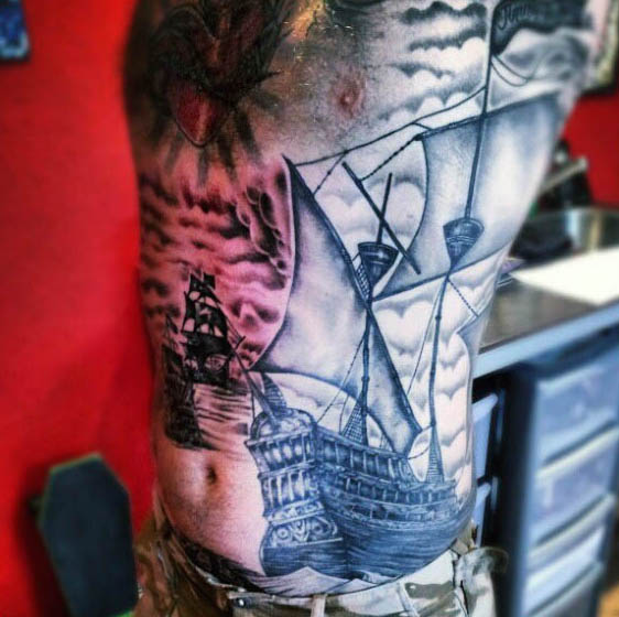 segelboot tattoo 28