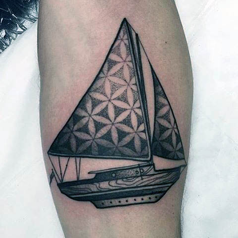 segelboot tattoo 94