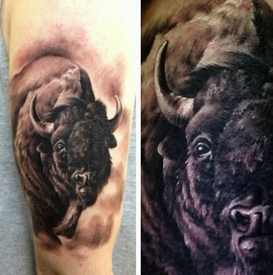 bison tattoo  103