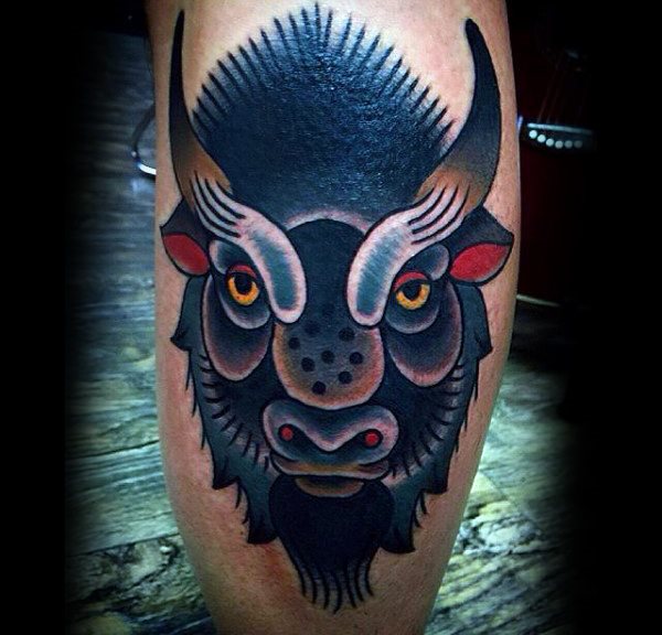 bison tattoo  13