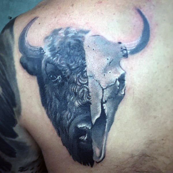 bison tattoo  33