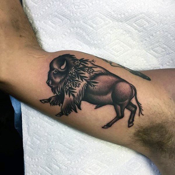 bison tattoo  61