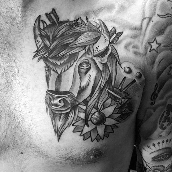 bison tattoo  73