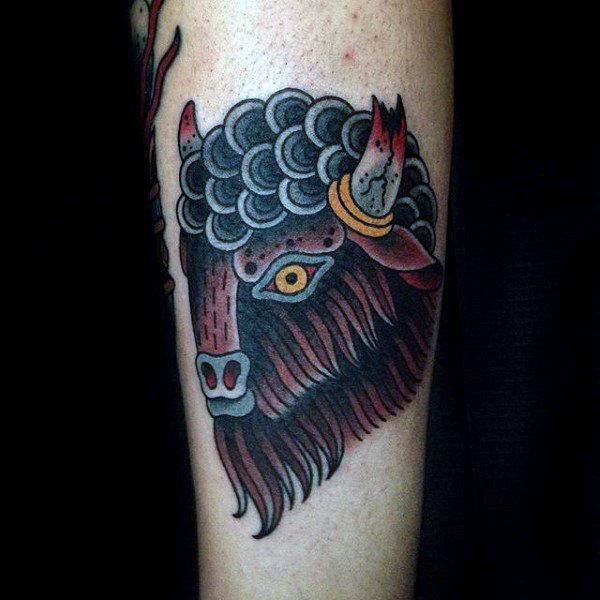 bison tattoo  89