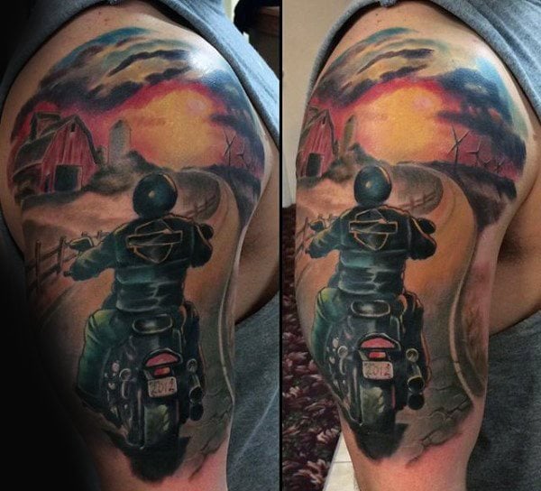 biker tattoo 92