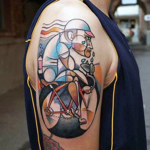 fahrrad radsport tattoo 10