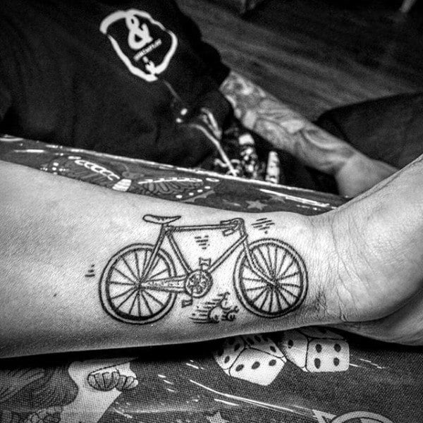 fahrrad radsport tattoo 109