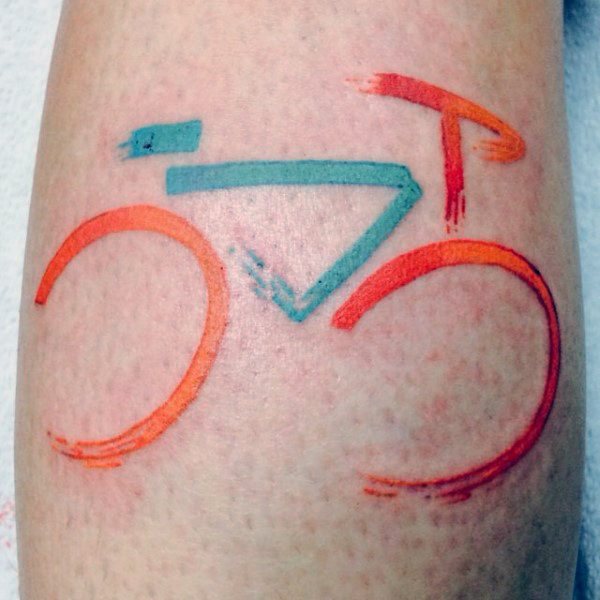 fahrrad radsport tattoo 124