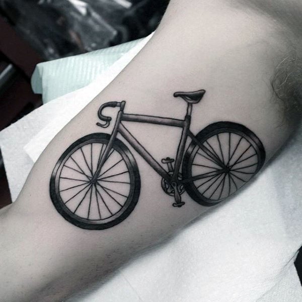 fahrrad radsport tattoo 127