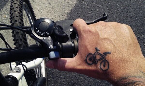 fahrrad radsport tattoo 133