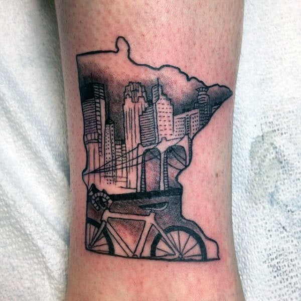 fahrrad radsport tattoo 136