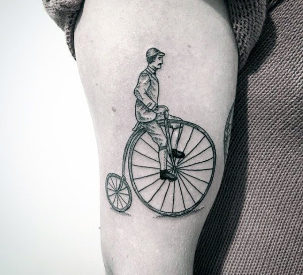 fahrrad radsport tattoo 145