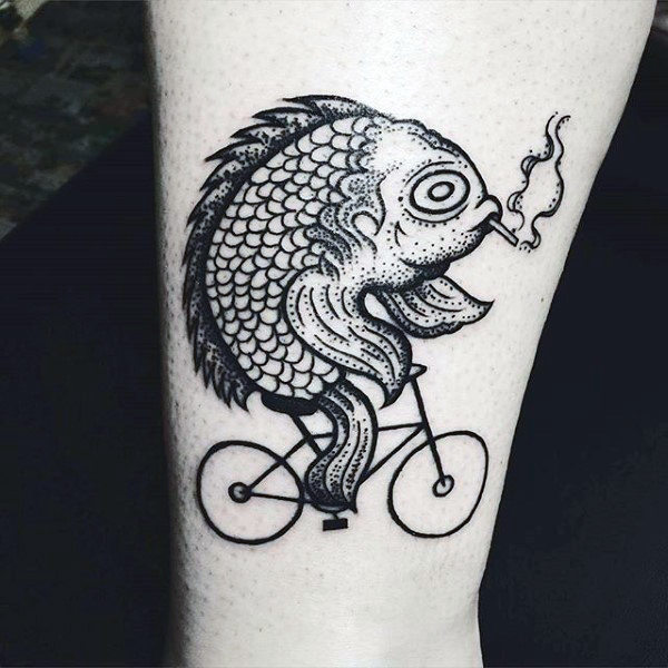 fahrrad radsport tattoo 160