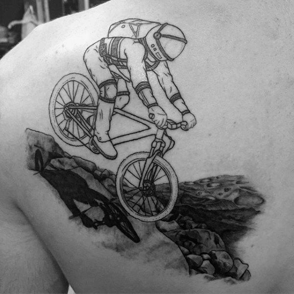 fahrrad radsport tattoo 169