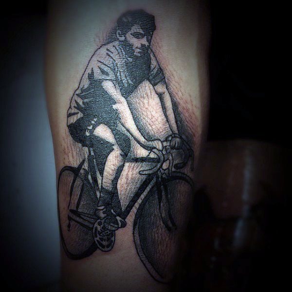 fahrrad radsport tattoo 172