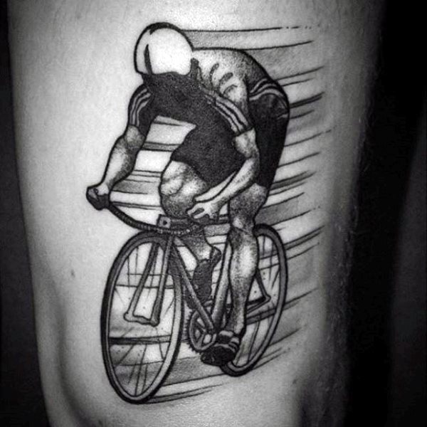 fahrrad radsport tattoo 175