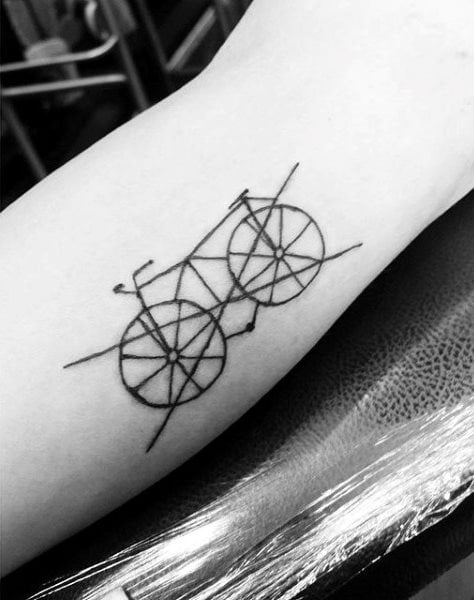 fahrrad radsport tattoo 187