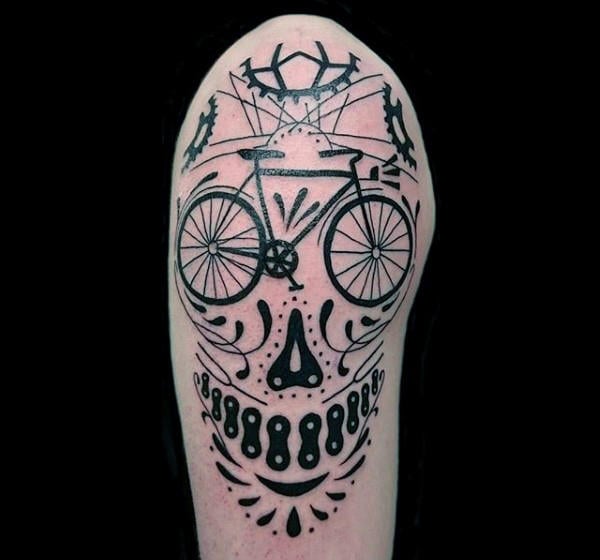 fahrrad radsport tattoo 193