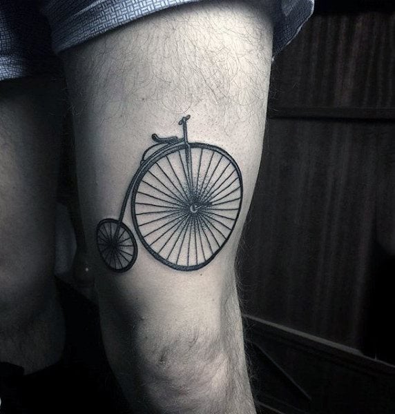 fahrrad radsport tattoo 34