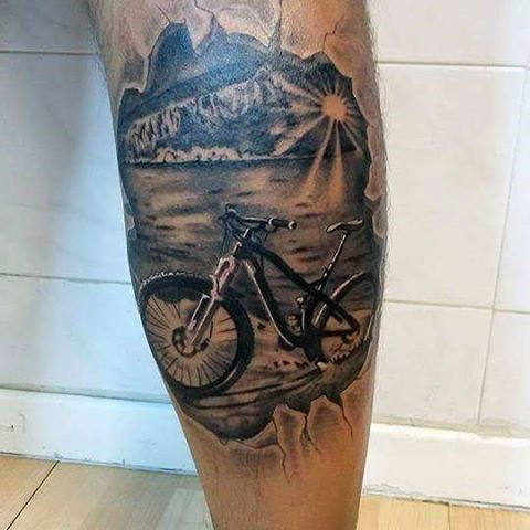 fahrrad radsport tattoo 37