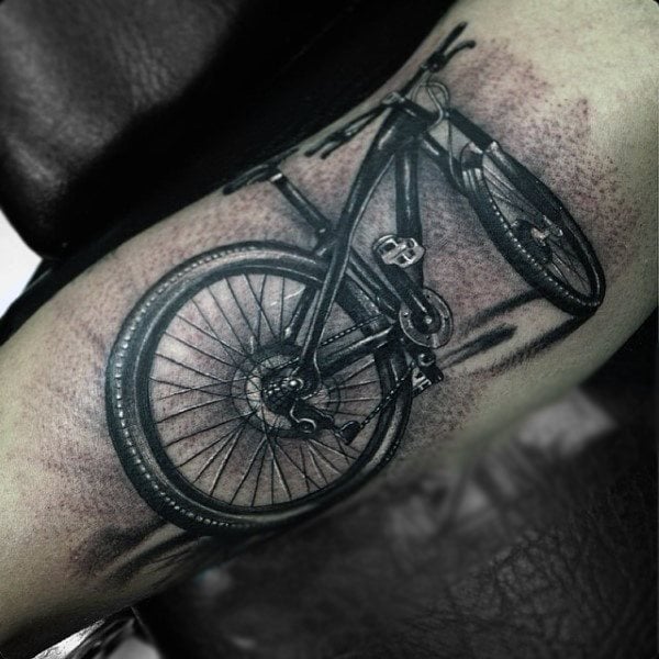 fahrrad radsport tattoo 40