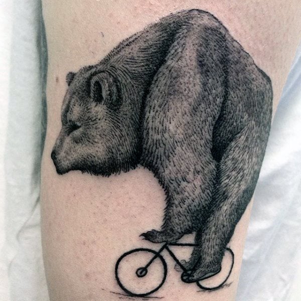 fahrrad radsport tattoo 55