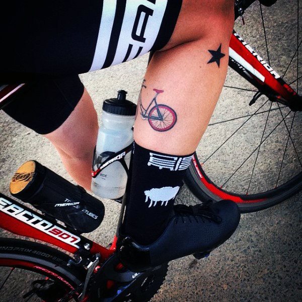 fahrrad radsport tattoo 79