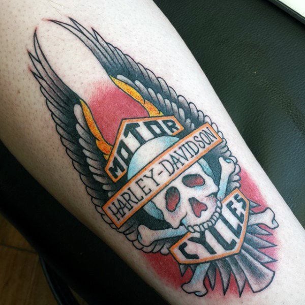 harley davidson tattoo 232