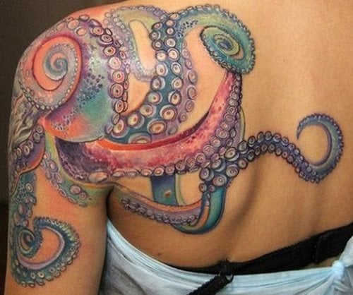 krake tintenfische tattoo 227