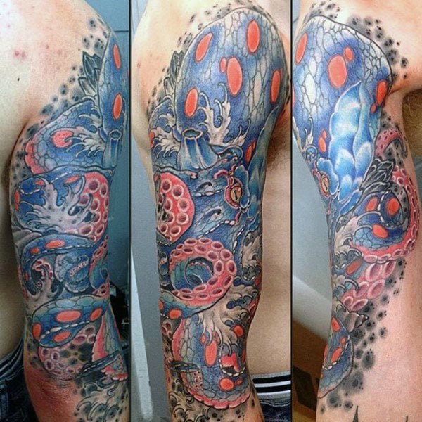 krake tintenfische tattoo 242
