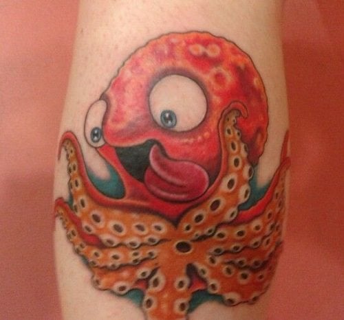 krake tintenfische tattoo 275