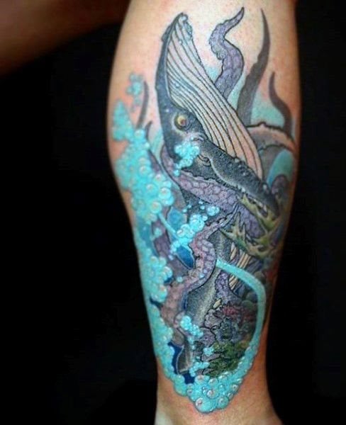 krake tintenfische tattoo 311