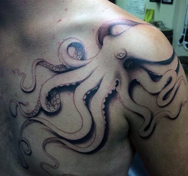 krake tintenfische tattoo 461