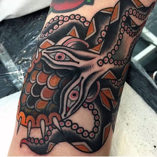 krake tintenfische tattoo 473