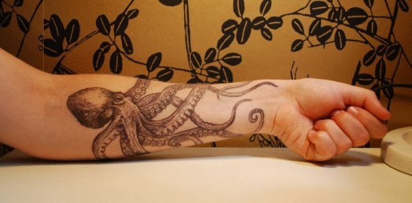 krake tintenfische tattoo 83
