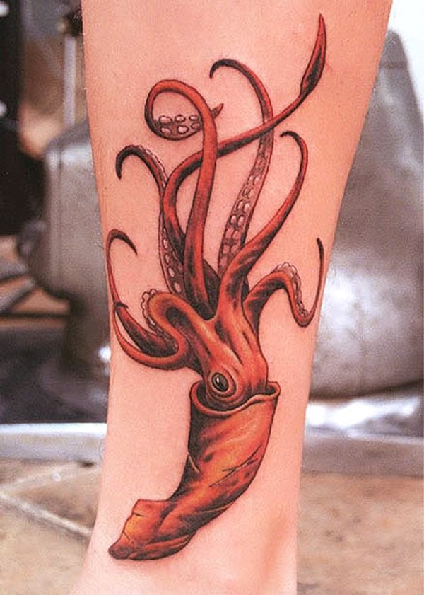 krake tintenfische tattoo 86