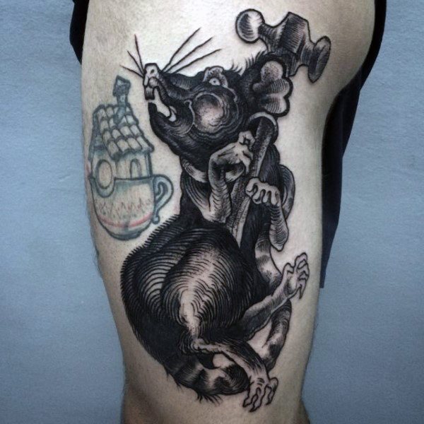 ratte tattoo 218