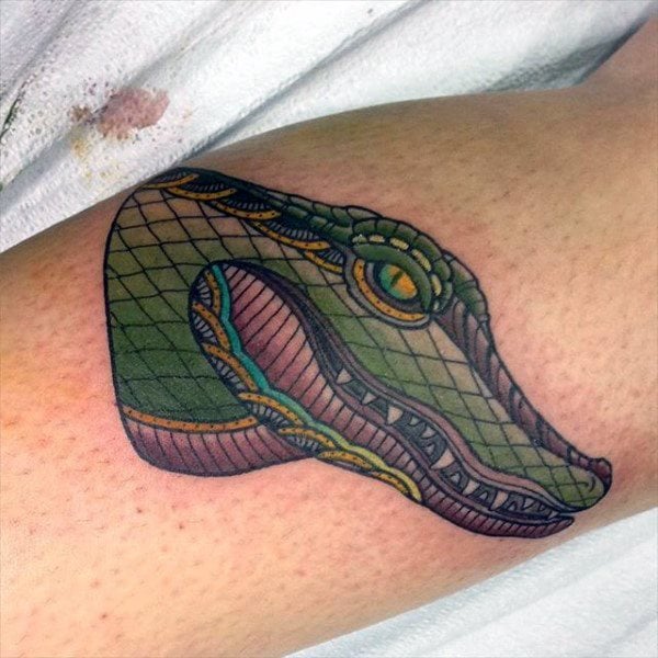alligator krokodil tattoo 126