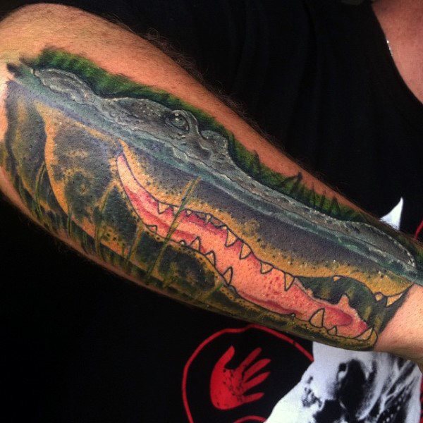 alligator krokodil tattoo 172