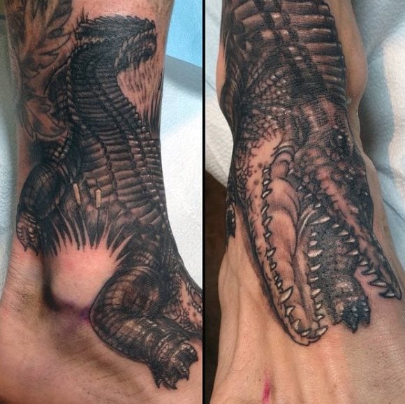 alligator krokodil tattoo 184