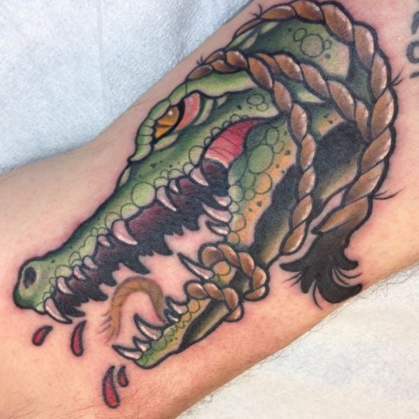 alligator krokodil tattoo 22