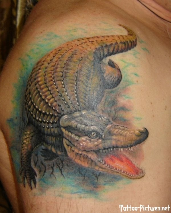 alligator krokodil tattoo 34