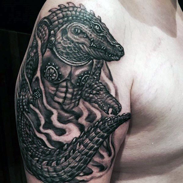 alligator krokodil tattoo 94