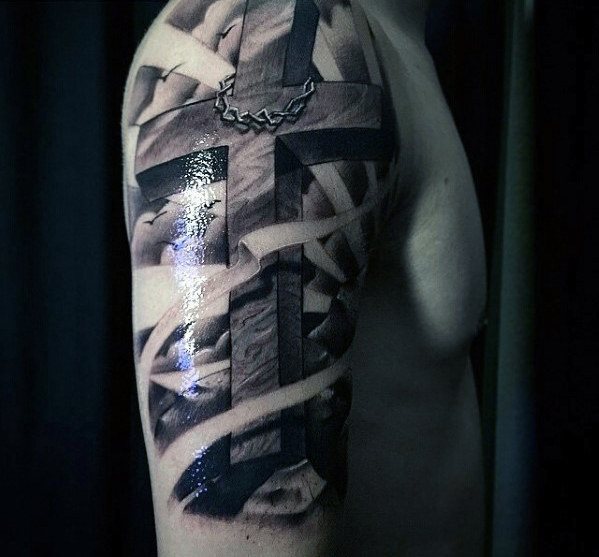 kreuz tattoo 484