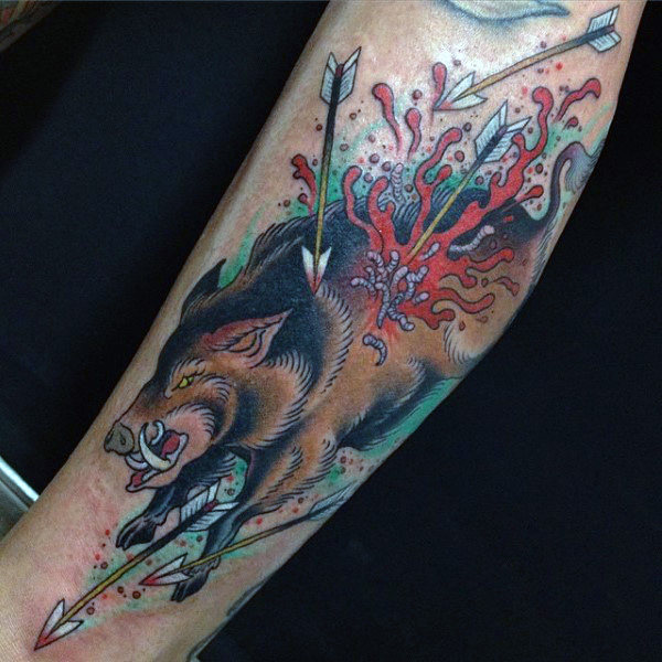 wildschwein tattoo 05